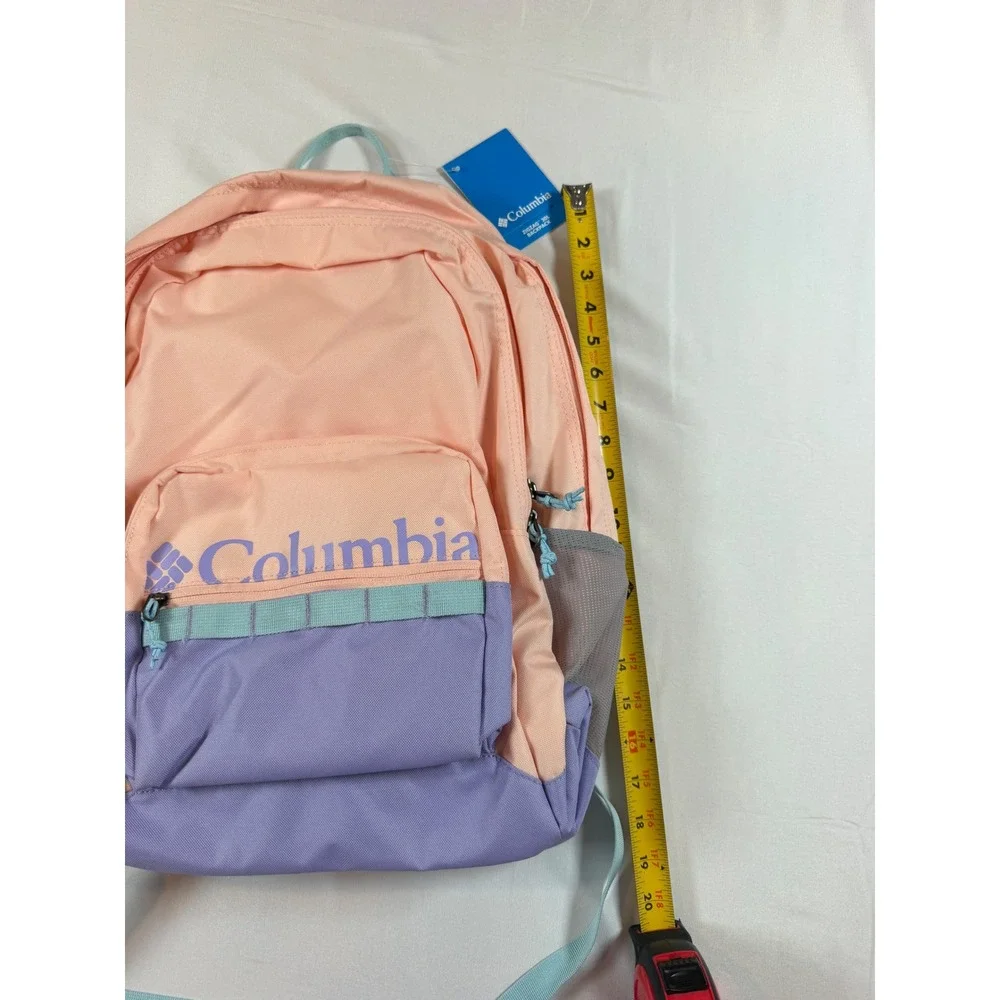 Columbia Unisex Zigzag 30L Backpack Peach Blossom/Frosted Purple NEW School